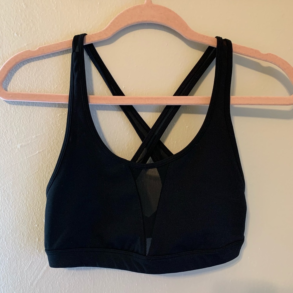 Low Impact Sexy Mesh Sports Bra